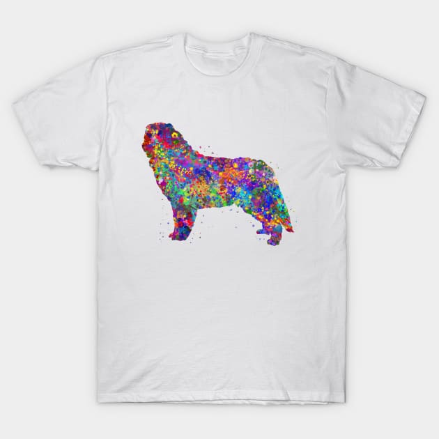 Bernese Mountain Dog watercolor T-Shirt by Yahya Art